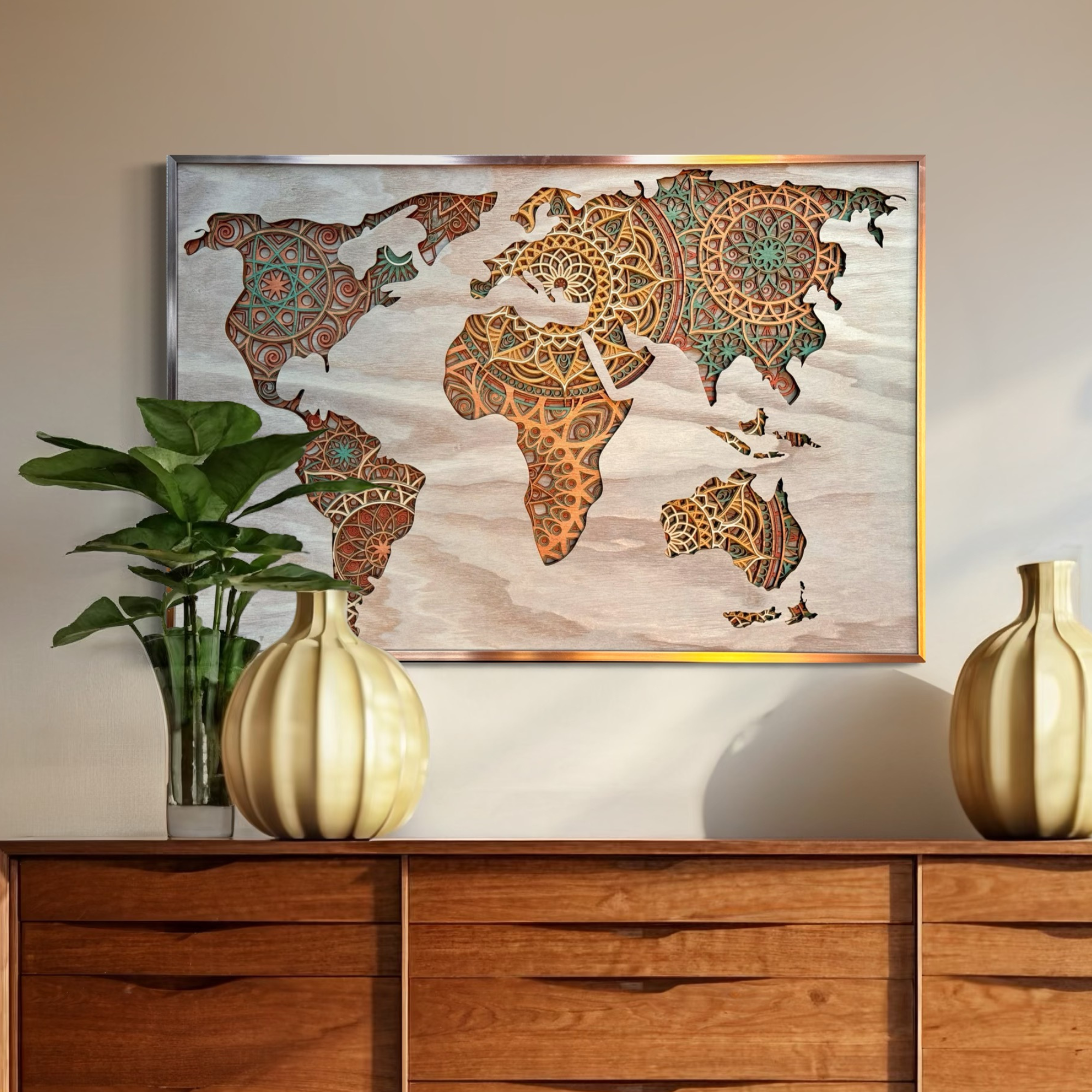 Mandala World Map - Image 2